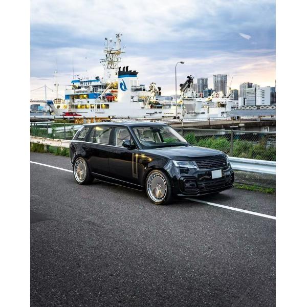 2022 New Range Rover Body Kit BS Style Front Lip Splitter Bumper Diffuser