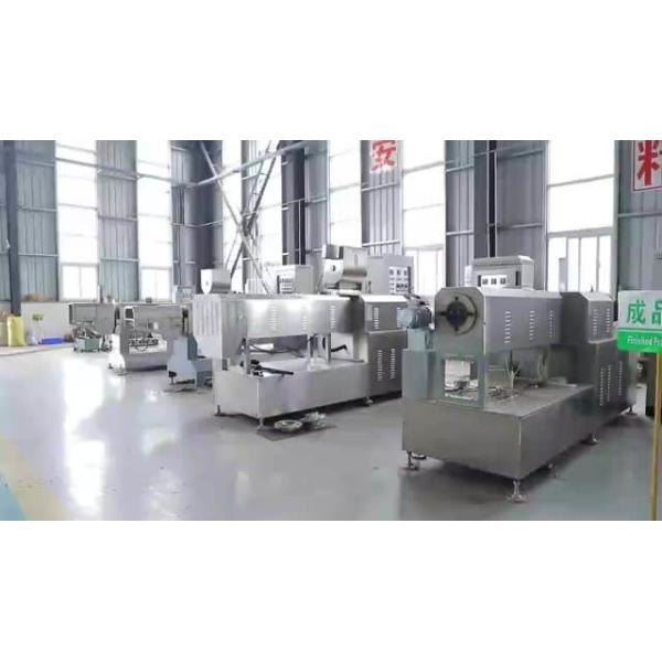 SS304 Corn Puff Production Line Corn Puff Snack Extruder Machine 88kw