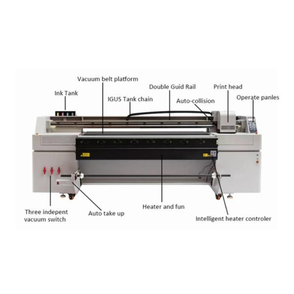 Easy To Operate Hybrid UV Flatbed Printer Printing Machine