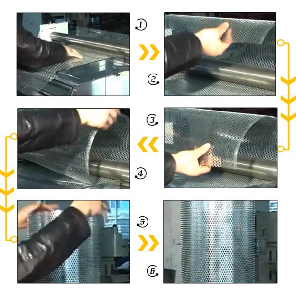 Heavy Duty Filter Production Equipment Wire Mesh Rolling Machine