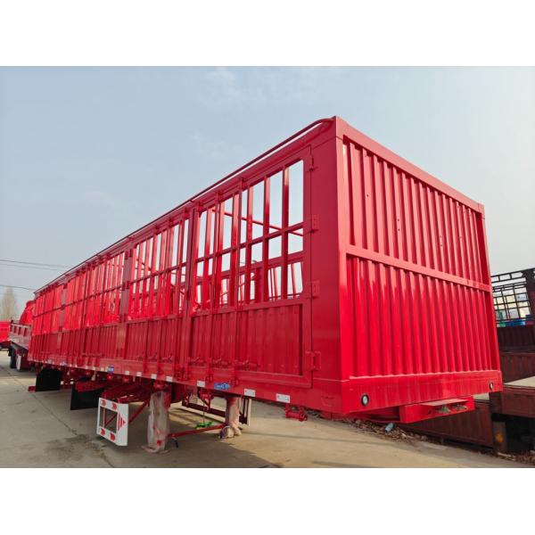 Deck Cargo Fence Semi Trailer with Not Self-dumping Function