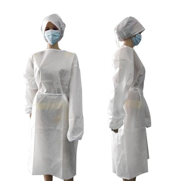 120x140cm SMS Disposable Protective Isolation Gown