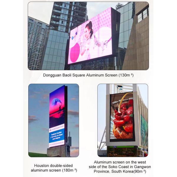 Customized Pixels Outdoor LED Screen Display for Advertising on Giant Digital Billboard