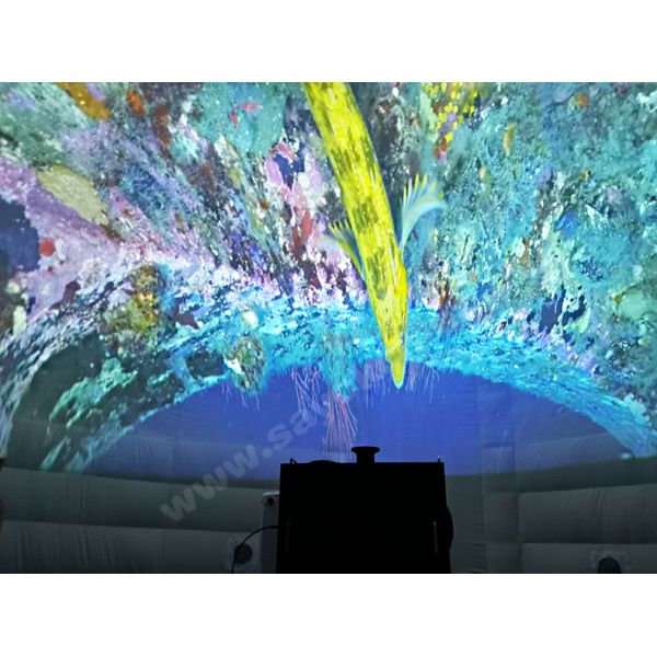 Sayok 360 Degree Projector Interactive Projection Function Inflatable Dome Planetarium Star Projector
