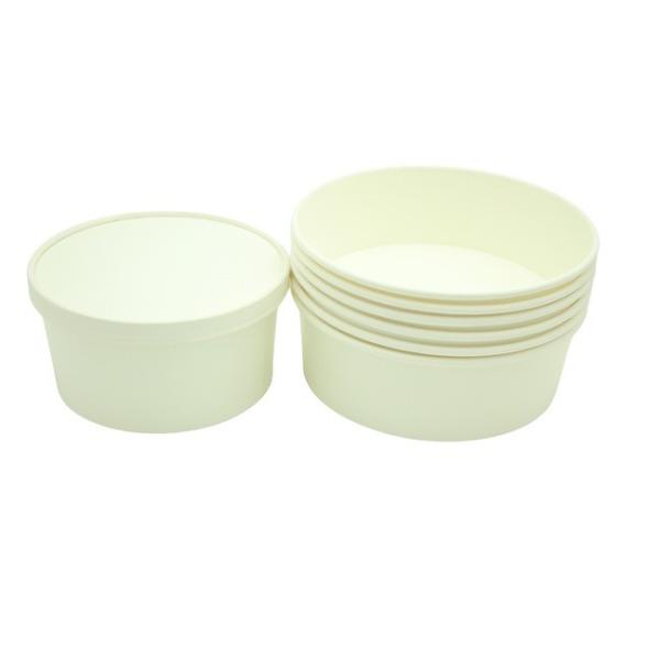 65OZ 2000ml Disposable Bowls For Hot Food Compostable Paper Bowls