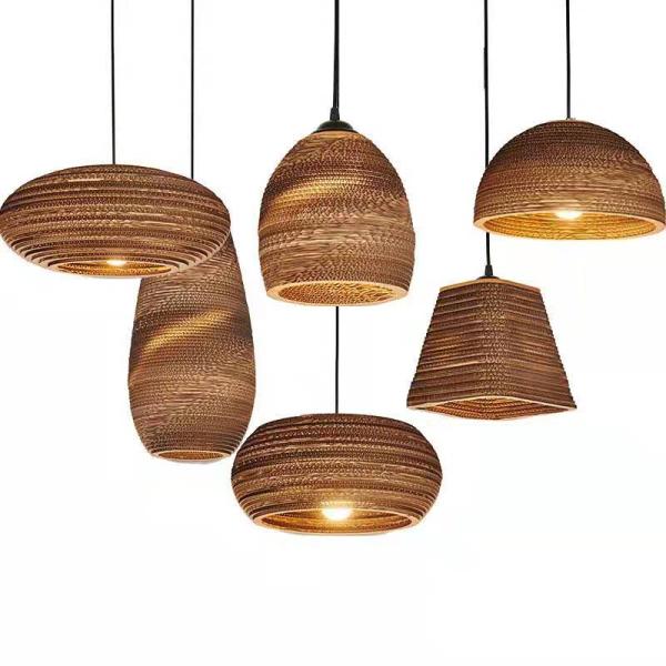 Creative design hanging handmade Bamboo lampshade