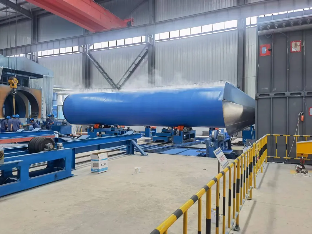 Epoxy Powder Coating Production Line with Internal & External Pipe Wall Coating and Medium-Frequency Heating System