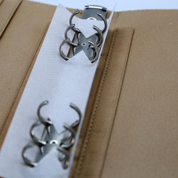 Minimalist Ring Binder Organizer Magnetic Snap Fastener For Notes / Calculations / Lists