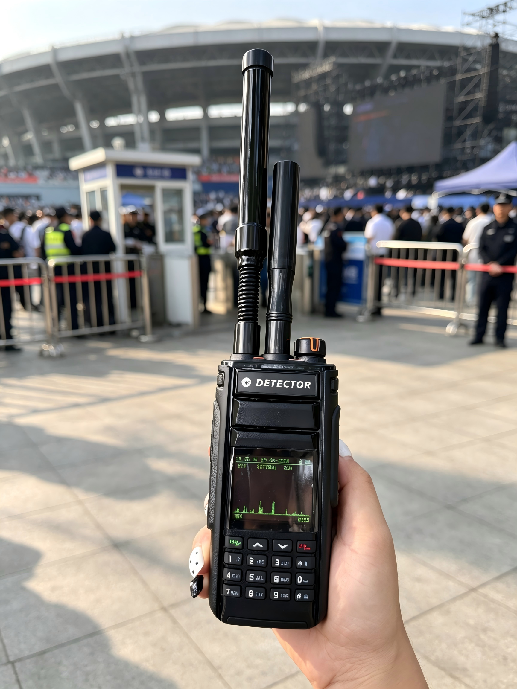 Lightweight Handheld Small UAV Detector 1-3KM Long Range Drone Detection Device