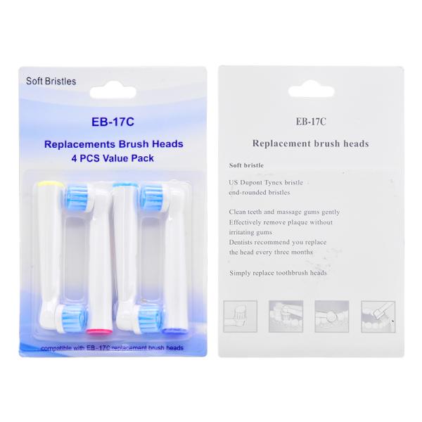 Sensitive Gums Electric Toothbrush Interchangeable Heads For Home Use