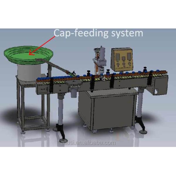 Automatic Dropping Module Feeding Machine And Hand Sanitizer Bottle Lid Capping Production Line