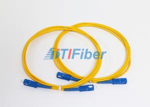 Quality Network Simplex Patch Cord With OFNP Jacket Cable Single Mode Fiber Cable for sale