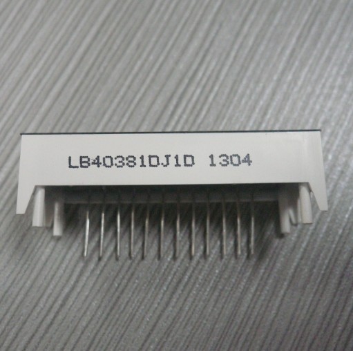 OEM Low Power 7 Segment Display Green Color , 0.38 Inch Common Anode 7 Segment Display