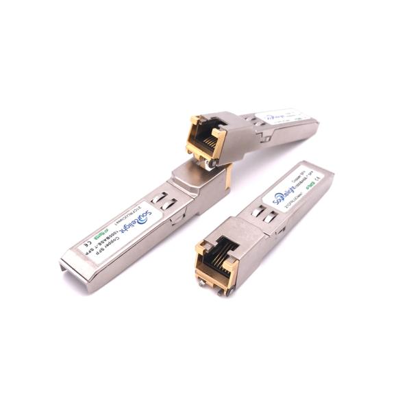 1000base-T Copper Sfp Transceiver Module For Ethernet Rj45 100m Over Cat5 Cable