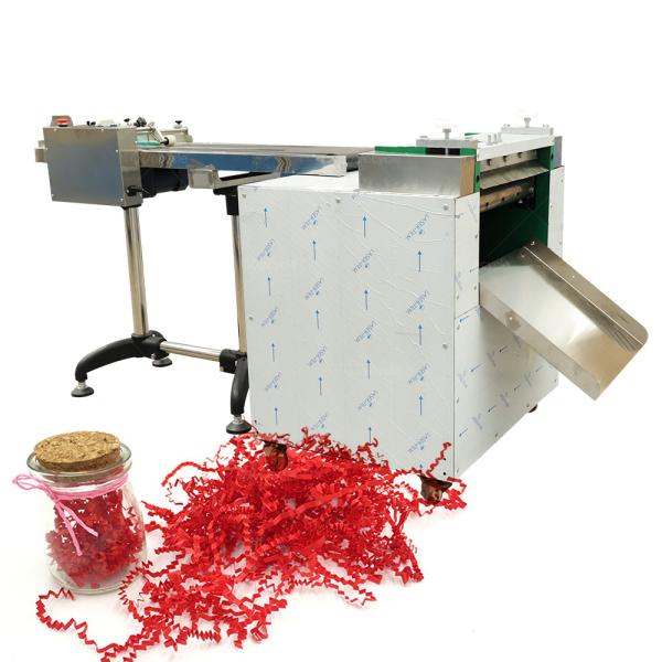 Electric Crinkle Cut Shredded Paper Machine for Gifts Decoration 190kg Machine Weight
