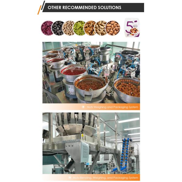 Automatic Multi-Weigher Vertical Packaging Machine For Snack And Biscuit Packaging For Dried Fruit