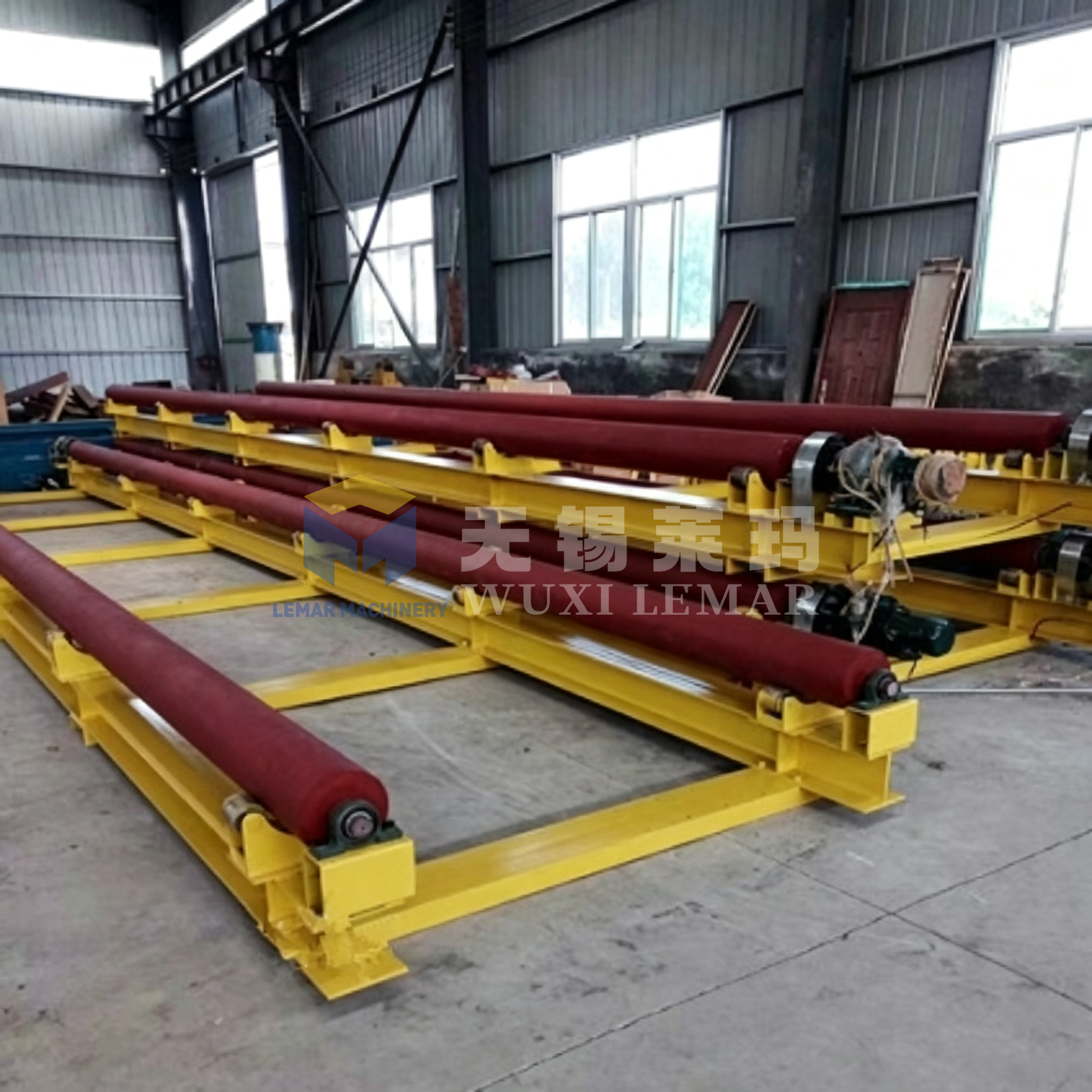 Long Axis Welding Turning Rolls For 12m Workpiece | Multi‑support Roller Welding Rotator