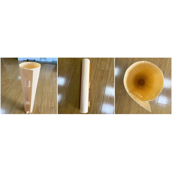 2mm Corrugated PP Plastic Vine Guards Tree Protector Impact Resistance