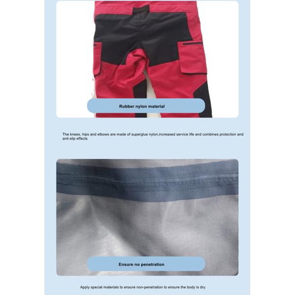 Practical Nylon Water Rescue Dry Suit Corrosion Resistant Multipurpose
