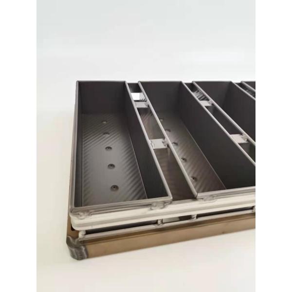 Economical 4 Strapped Non Toxic Loaf Pan Corrugated Surface