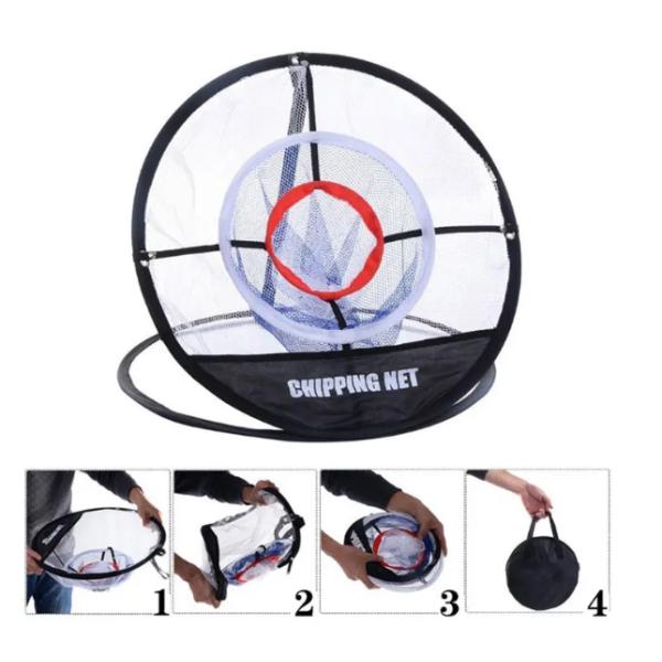 Pro Quality Golf Chipping Practice Net 51cm Diameter Backyard Golf Net