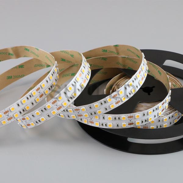 Double Rows LED Flexible Strip Lights , SMD5050 LED Strip Lights