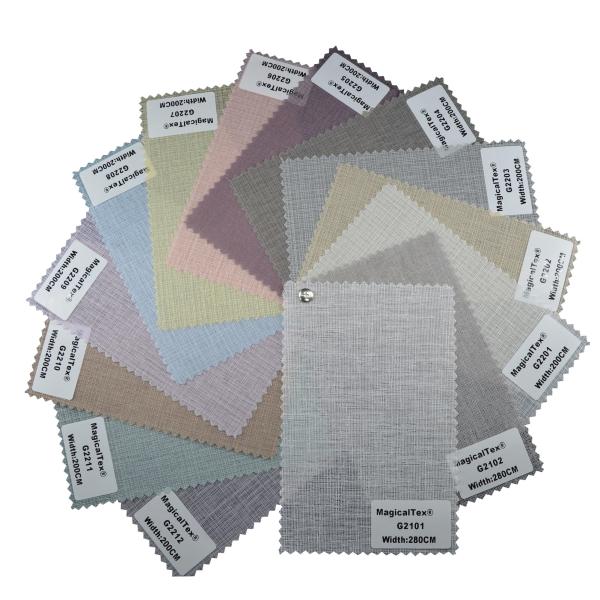 280cm Polyester Roller Blinds Fabric 160g/M2 Sunscreen Blind Fabric
