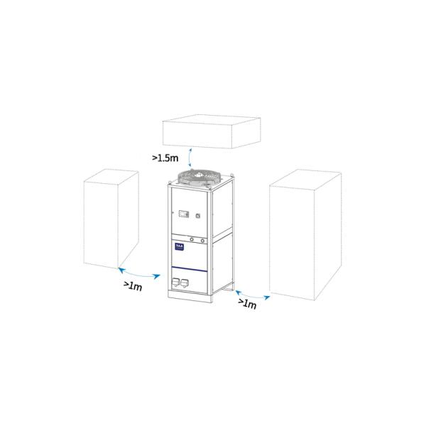 8KW Industrial Laser Cooling Machine Water Chiller For Laser Machine