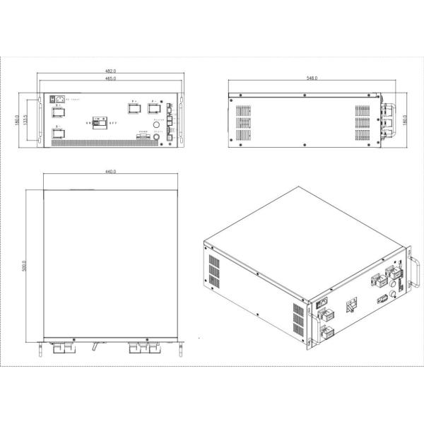 GCE 255S 816V 200A Master BMS Used For ESS/UPS Application