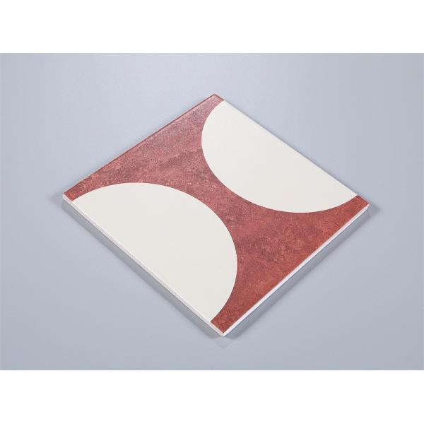 Red Beige 20x20cm Ceramic Rustic Tile for Indoor Floor Wall
