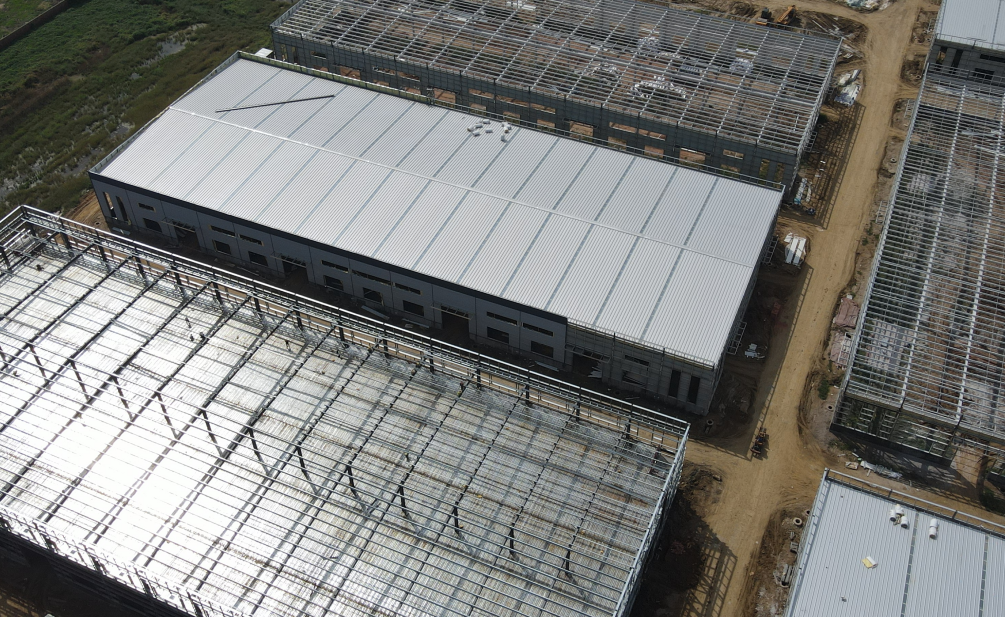 Large Span Prefabricated Steel Structure Workshop / Factory Building KXD-SSW201