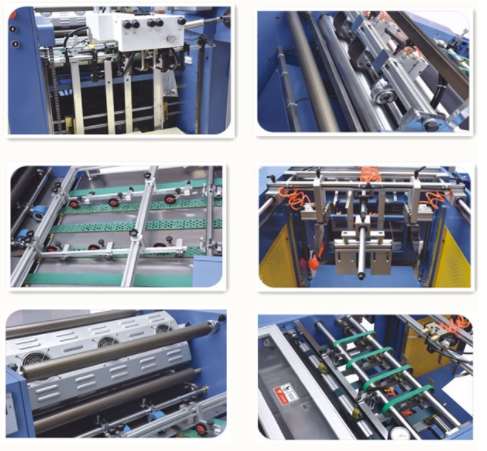 UV Varnish Coating And Glazing Automatic Machine For Paperboard