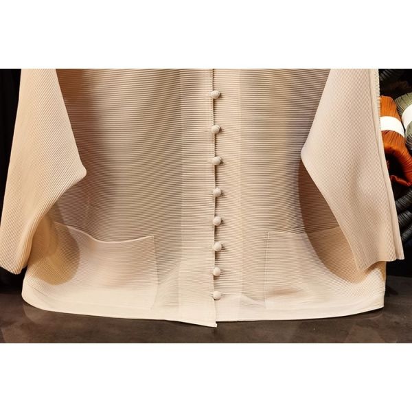 Elegant Solid Color Three-Dimensional Floral Single-Breasted Multi-Button Short Jacket High Quality Women's Casual Slim-Fit Top