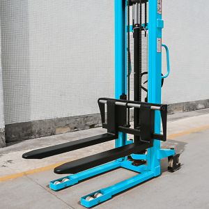 Vertical Manual Stacker Pallet Jack , Manual Hydraulic Pallet Stacker 3000kg