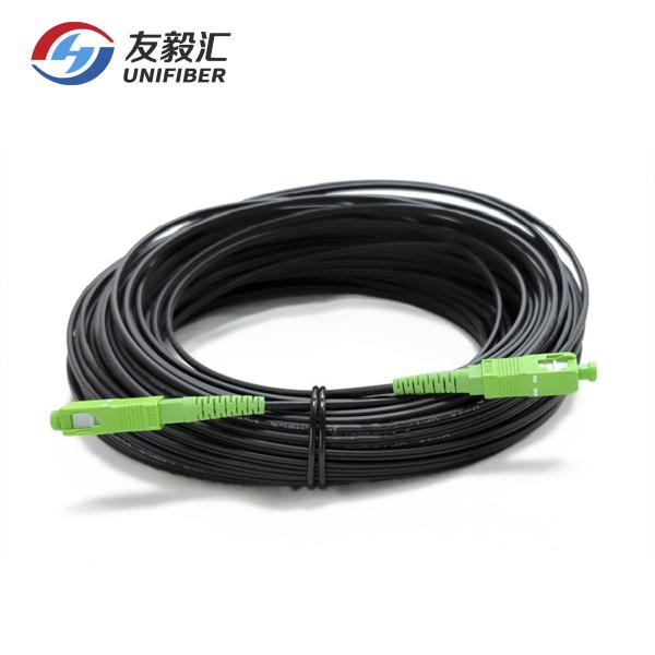 G657A2 LSZH FTTH 30M Drop Cable Patch Cord SC/APC To SC/APC