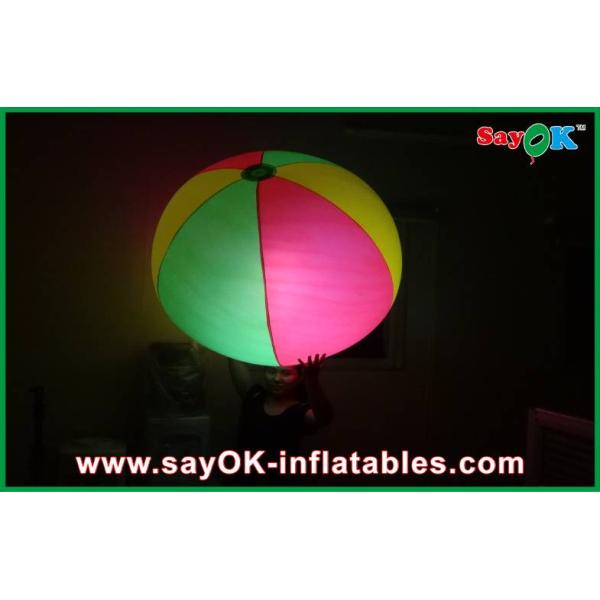 2m Event Diameter Ball Inflatable Lighting Decoration With LED Lighting