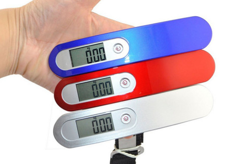 Mini Size Portable Electronic Luggage Scale Lock Function For Suitcase Weighing