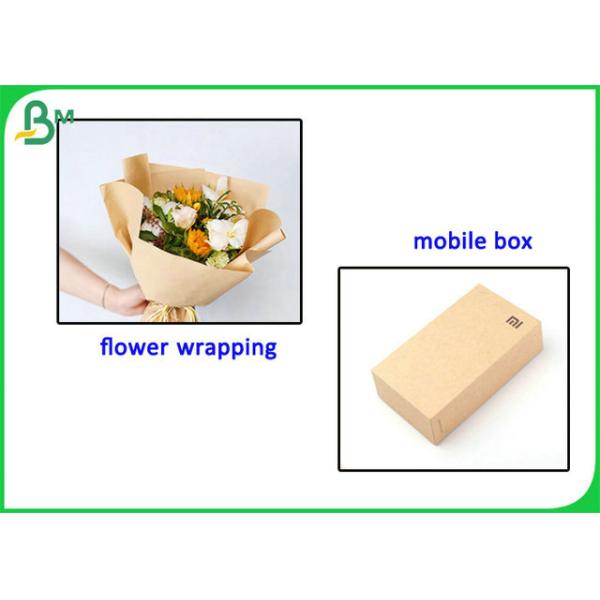 100% Biodegradable Bamboo Pulp Kraft Paper For Flower Wrapping 