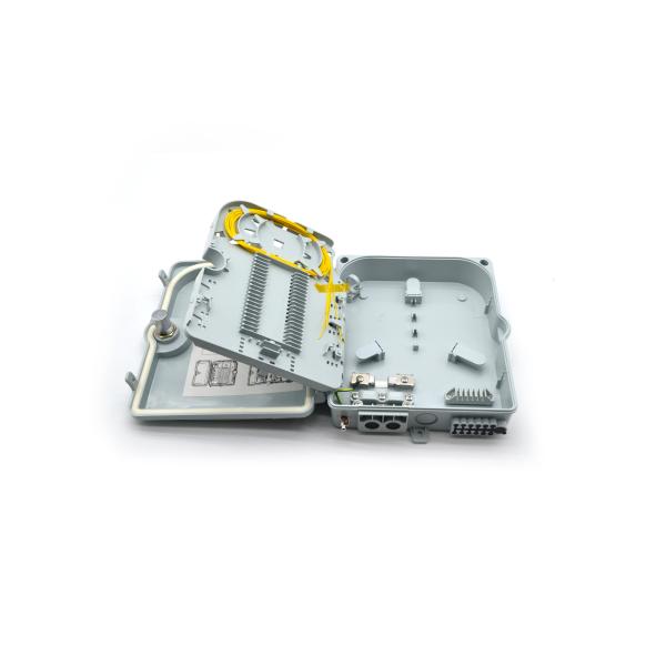 FTTH 12 Core Fiber Optic Termination Box ABS 1*12 Distribution HIKINGBOX
