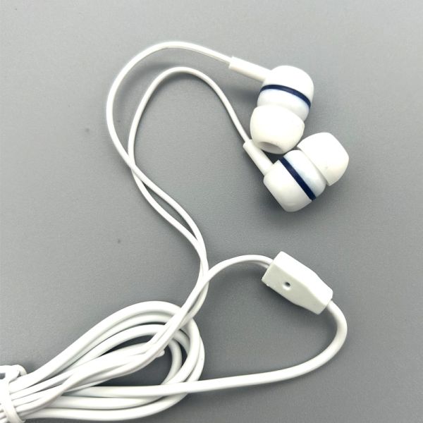 Customization 3.5mm Wired Stereo Earphone Disposable Gift Headphone for Students Airline Bus Frequency Range 20Hz 20KHz