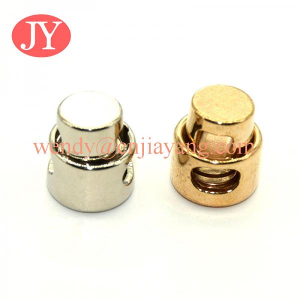 jiayang Custom colour metal cord lock end stopper for string