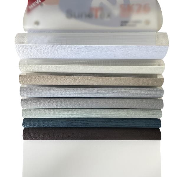 100% Polyester Blackout Rainbow Roller Blinds Fabrics For Home Decor