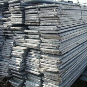China Dx51D A40 Galvanized Flat Steel 12X6mm Construction 200mm Width Han Steel on sale