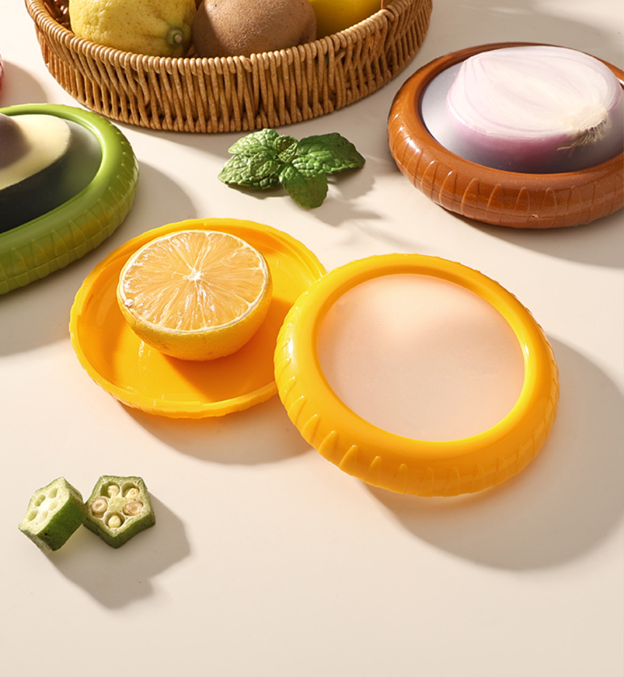 Sealed Silicone Lid Stackable Odor-Resistant Refrigerator Storage Box For Produce