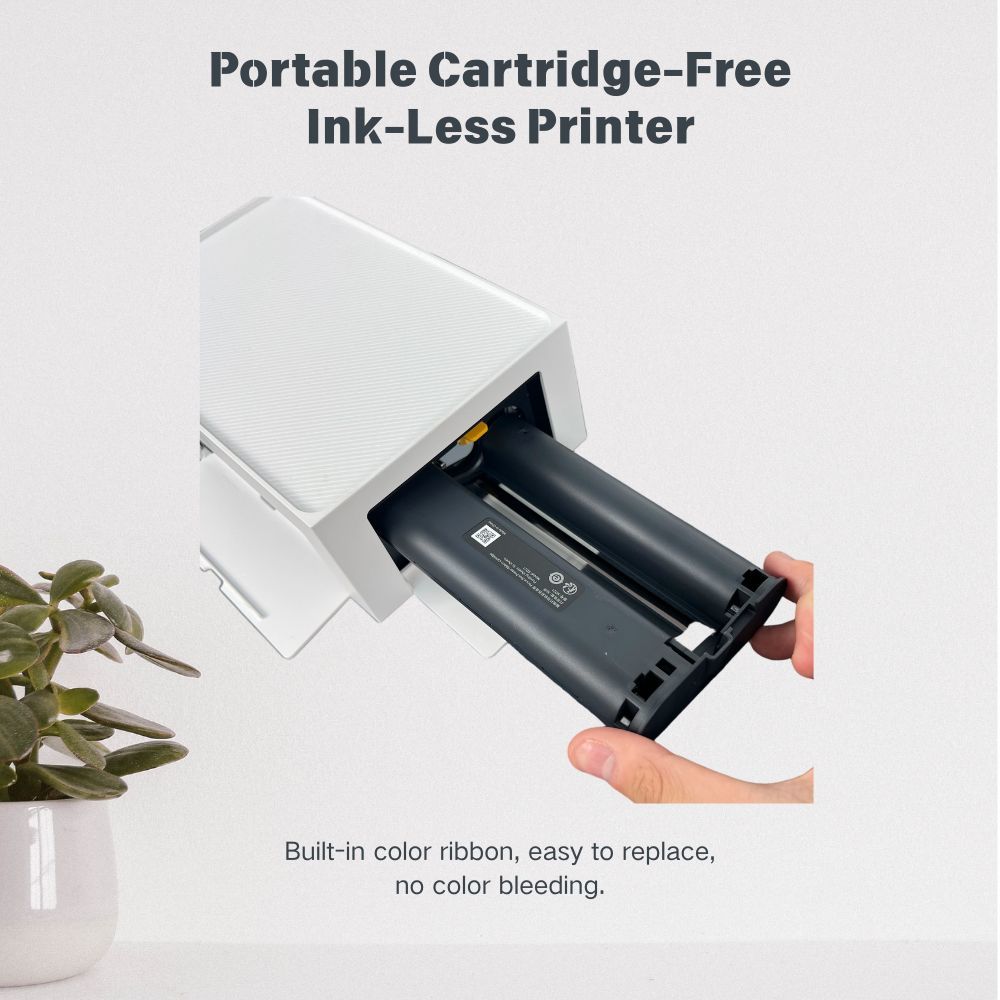 Daqin Inkless Mini Portable Custom Smart Printer for Phone Back Skin Stickers