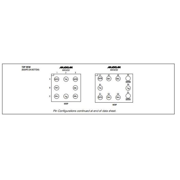 MAX4252EUA Electronics IC Chips Integrated Circuits IC Component