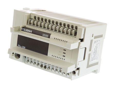 Mitsubishi FX3U FX3U-32MR-ES Logic Module Without Display, 16 x Input, 16 x Output, 100 → 240 V ac Supply Voltage