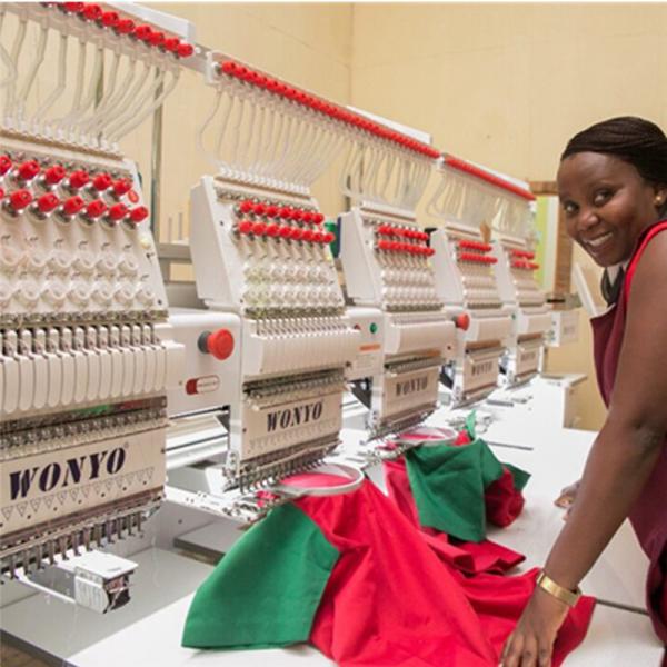WONYO High-Speed 6-Head Computerized Embroidery Machine with WIFI Technology