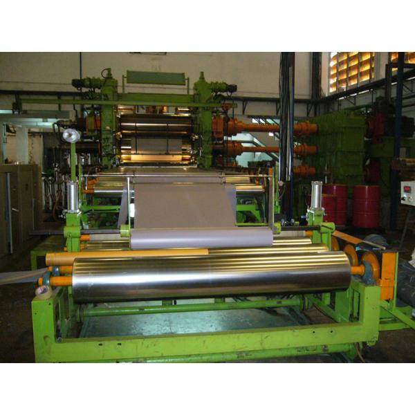 4 roll calender PVC Plastic calendering equipment with embossing machine