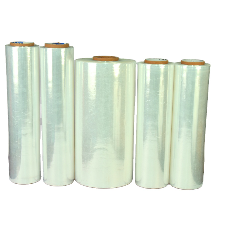 High Flexibility Soft Self Adhesive High Transparency Puncture Resistant High Tensile Strength Hand Stretch Film Food Beverage